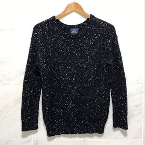 AE Black & Gold Knitted Vintage Boyfriend Sweater S
